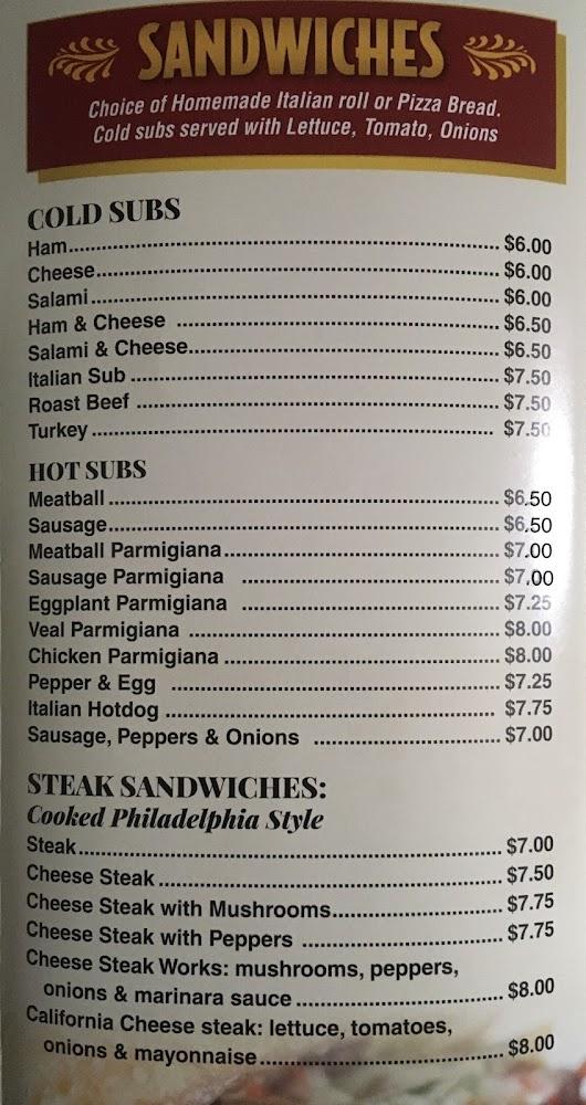 Dominick's Pizzeria & Restaurant Menu image 4